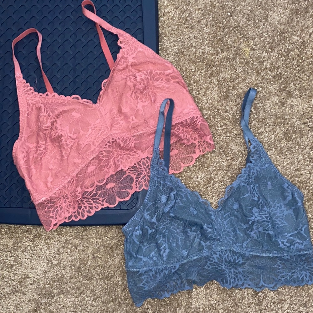 Two VS bralettes